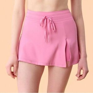 Blogilates Women's Trailblaze Slit Skort, Pink, Sz XS, NWT